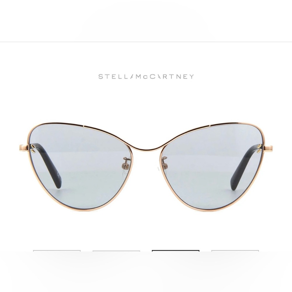 Stella McCartney SC0157S  Sunglasses Rose Gold/Grey Lens as Seen on Daisy Ridley